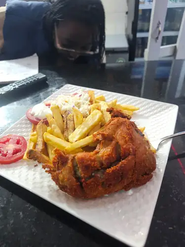 Crispy fried starters at Golden Taste Corner, Rwandan restaurant in Nairobi